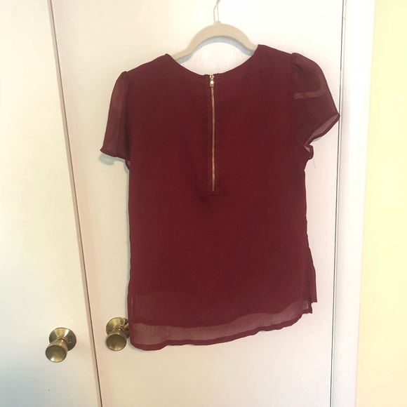 Maroon blouse - Picture 2 of 2